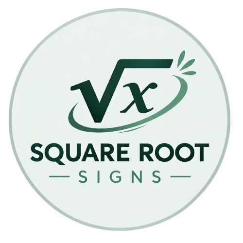 square root signs logo