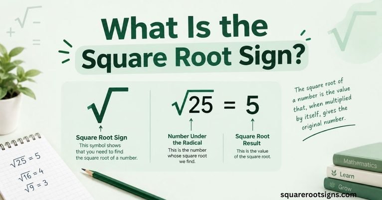 What Is the Square Root Sign?