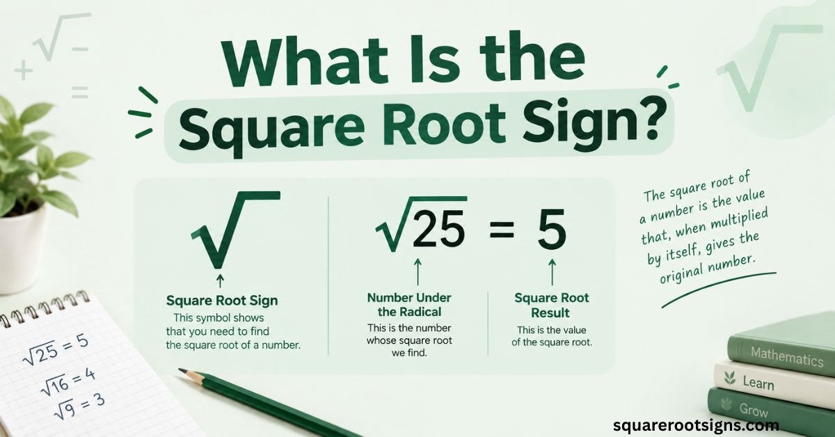 What Is the Square Root Sign?